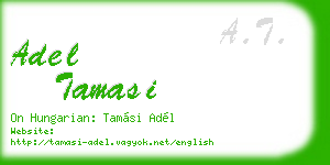 adel tamasi business card